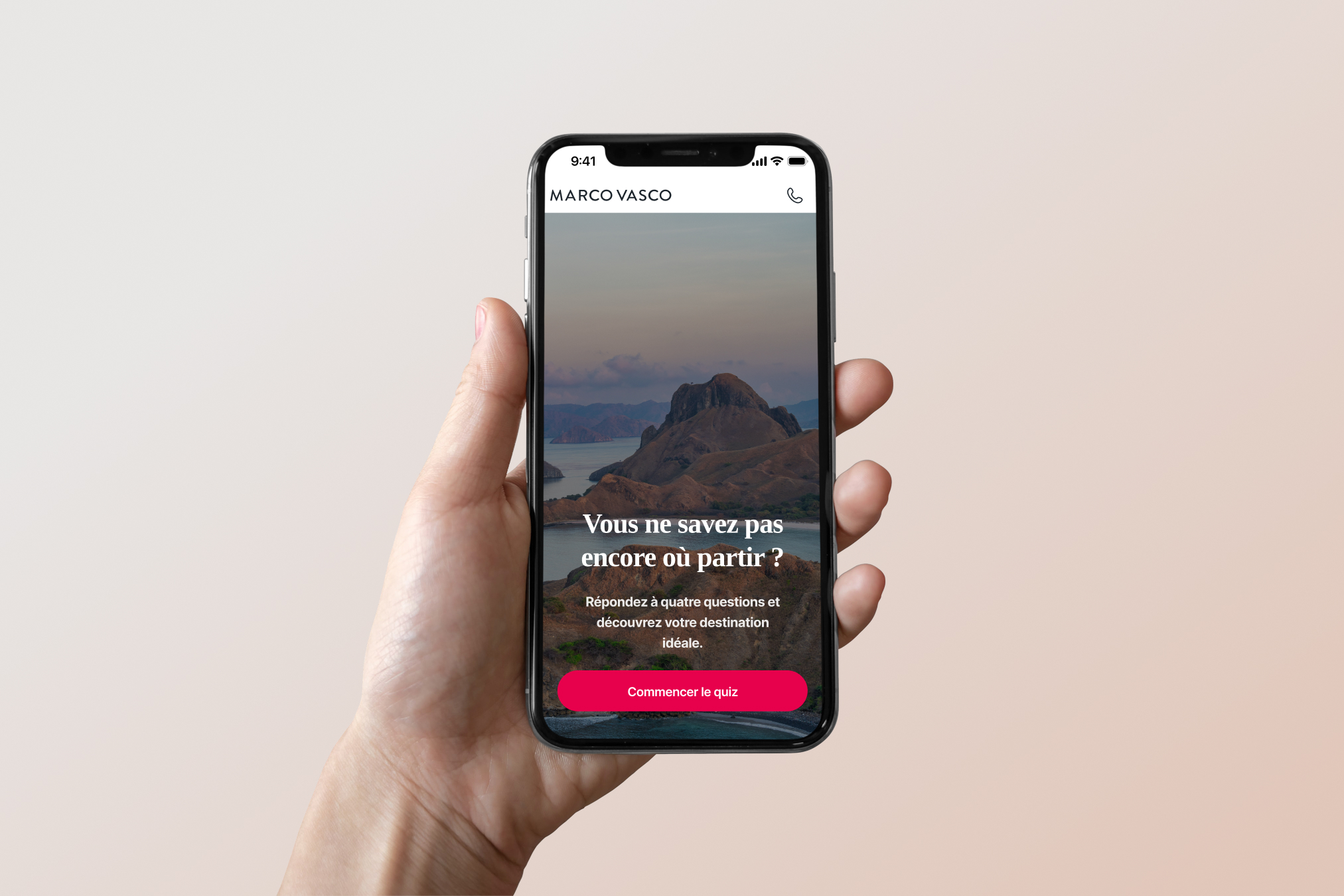 Apercu de l'application POC vibe coding
