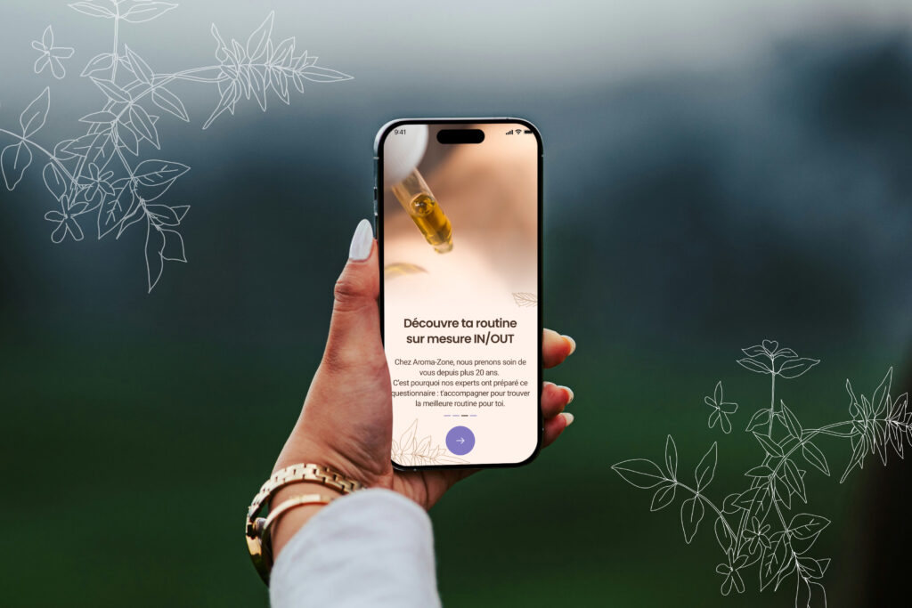 Application mobile Aroma-zone