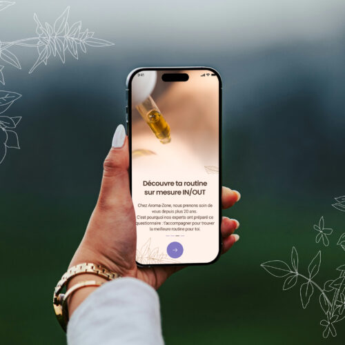 Application mobile Aroma-zone